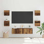Conjunto de mueble de TV 2 pcs Madera Vieja 37 x 37 x 107 cm