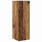 Conjunto de mueble de TV 10 pcs Madera envejecida