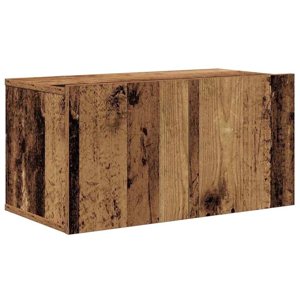 Conjunto de mueble de TV 8 pcs Madera envejecida