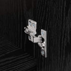 Aparador 3 pcs Roble Negro 70 x 41 x 75 cm Madera de ingeniería