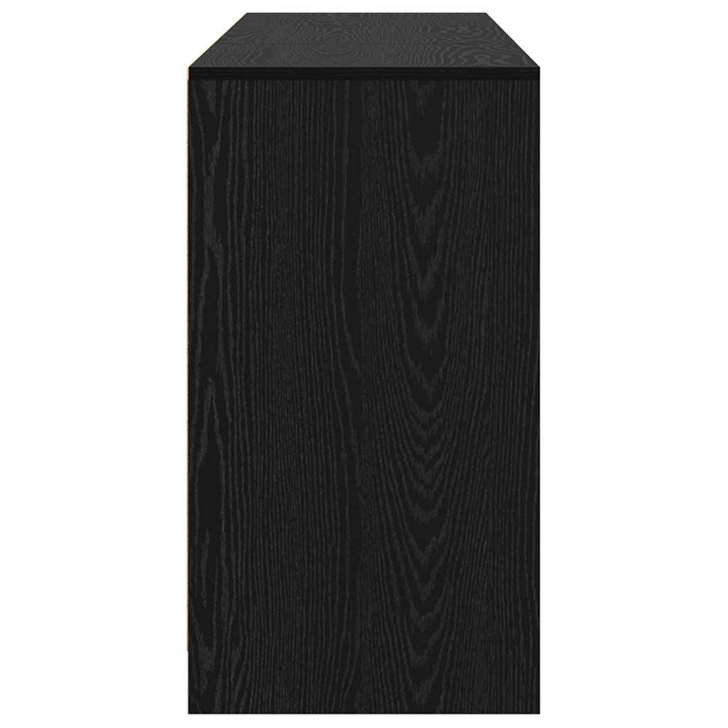 Aparador 3 pcs Roble Negro 70 x 41 x 75 cm Madera de ingeniería