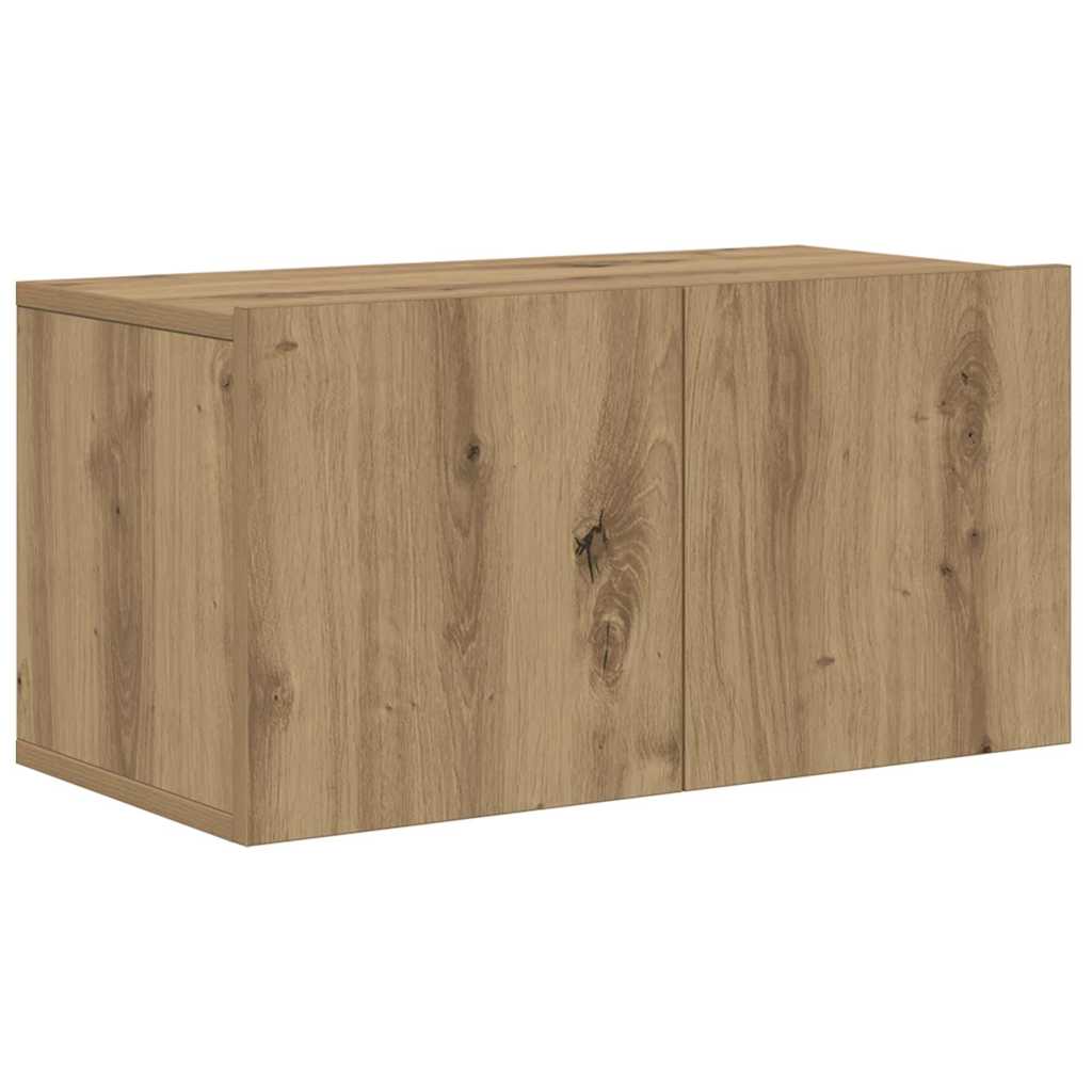 Conjunto de mueble de TV 6 pcs Roble artesanal