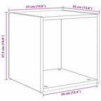 Conjunto de mueble de TV 6 pcs Roble artesanal