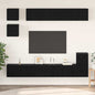 Conjunto de mueble de TV 8 pcs Roble artesanal