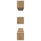 Conjunto de mueble de TV 8 pcs Roble artesanal