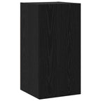 Conjunto de mueble de TV 3 pcs Roble Negro Madera de ingeniería