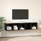 Conjunto de mueble de TV 10 pcs Madera envejecida