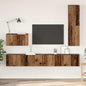 Mueble de TV de Pared 4 pcs Madera Vieja Madera contrachapada