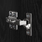 Conjunto de mueble de TV 7 pcs Roble Negro Madera de ingeniería