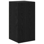 Conjunto de mueble de TV 7 pcs Roble Negro Madera de ingeniería