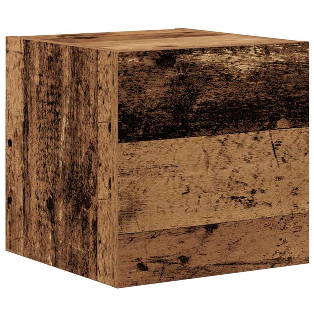 Conjunto de mueble de TV 8 pcs Madera envejecida