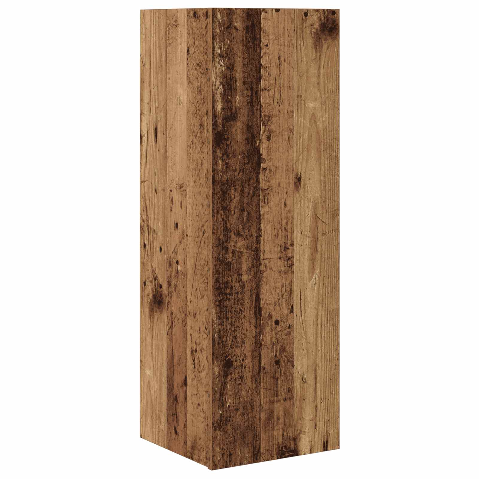 Conjunto de mueble de TV 10 pcs Madera envejecida