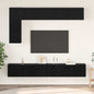 Conjunto de mueble de TV 10 pcs Madera envejecida