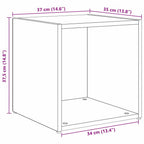 Juego de muebles de TV 8 pcs Madera Vieja Madera contrachapada