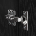 Unidades de TV 4 pcs Roble Negro Madera contrachapada