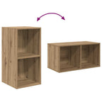 Conjunto de mueble de TV 4 pcs Roble artesanal