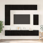 Conjunto de mueble de TV 8 pcs Roble artesanal