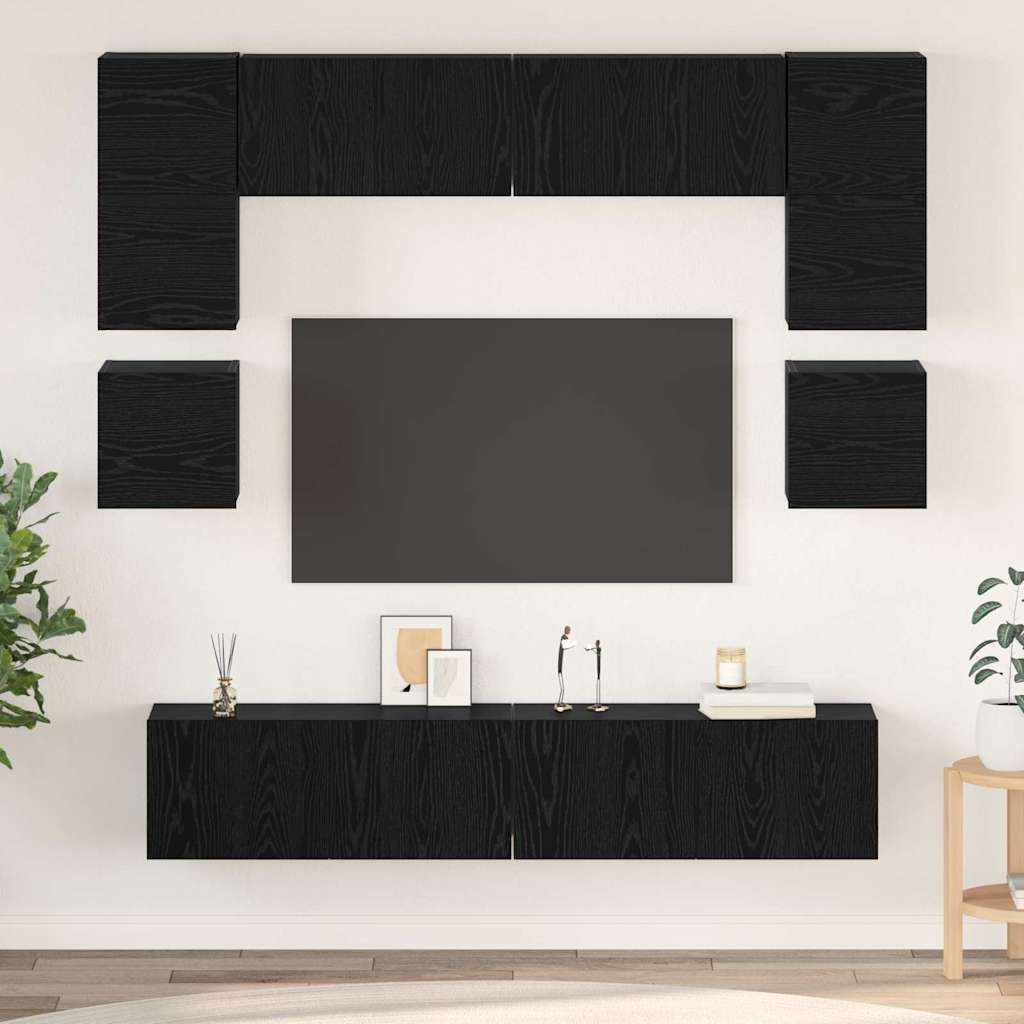 Conjunto de mueble de TV 2 pcs Madera Vieja 37 x 37 x 72 cm