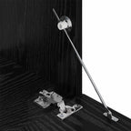 Mueble de TV de Pared 3 pcs 100 x 30 x 30 cm Roble Negro
