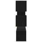 Conjunto de mueble de TV 5 pcs Roble Negro Madera de ingeniería