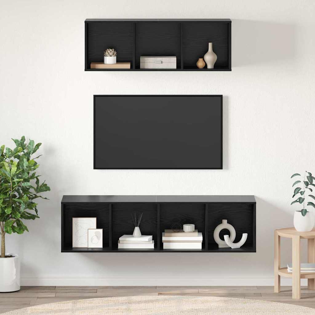 Conjunto de mueble de TV 2 pcs Madera Vieja 37 x 37 x 72 cm