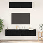 Conjunto de mueble de TV 4 pcs Madera envejecida