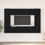 Conjunto de mueble de TV 2 pcs Madera envejecida