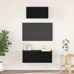 Conjunto de mueble de TV 2 pcs Madera envejecida