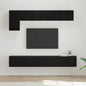 Conjunto de mueble de TV 5 pcs Roble artesanal