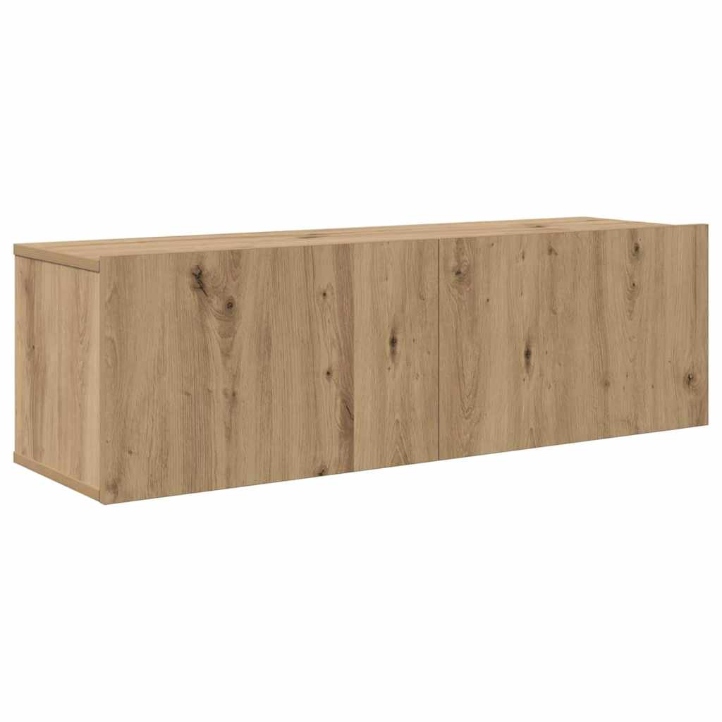 Conjunto de mueble de TV 5 pcs Roble artesanal