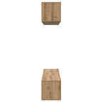 Conjunto de mueble de TV 5 pcs Roble artesanal