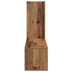 Conjunto de mueble de TV 3 pcs Madera envejecida