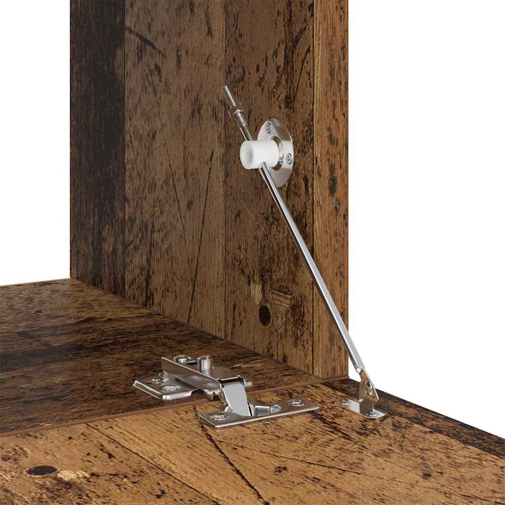 Conjunto de mueble de TV 7 pcs Madera envejecida