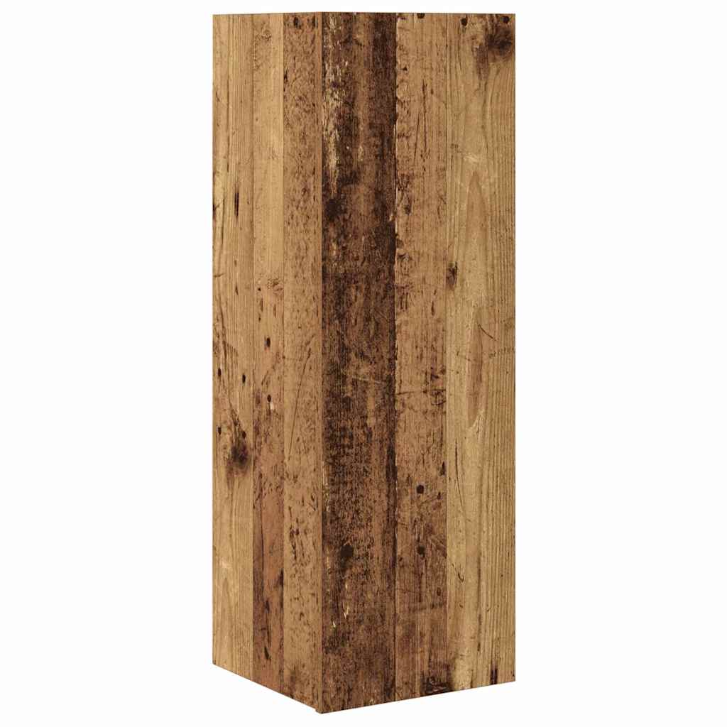 Conjunto de mueble de TV 5 pcs Madera envejecida