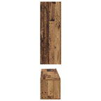 Conjunto de mueble de TV 5 pcs Madera envejecida