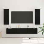 Conjunto de mueble de TV 5 pcs Madera envejecida