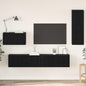 Mueble de TV de Pared 4 pcs Madera Vieja Madera contrachapada
