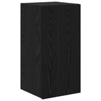 Conjunto de mueble de TV 6 pcs Roble Negro Madera de ingeniería