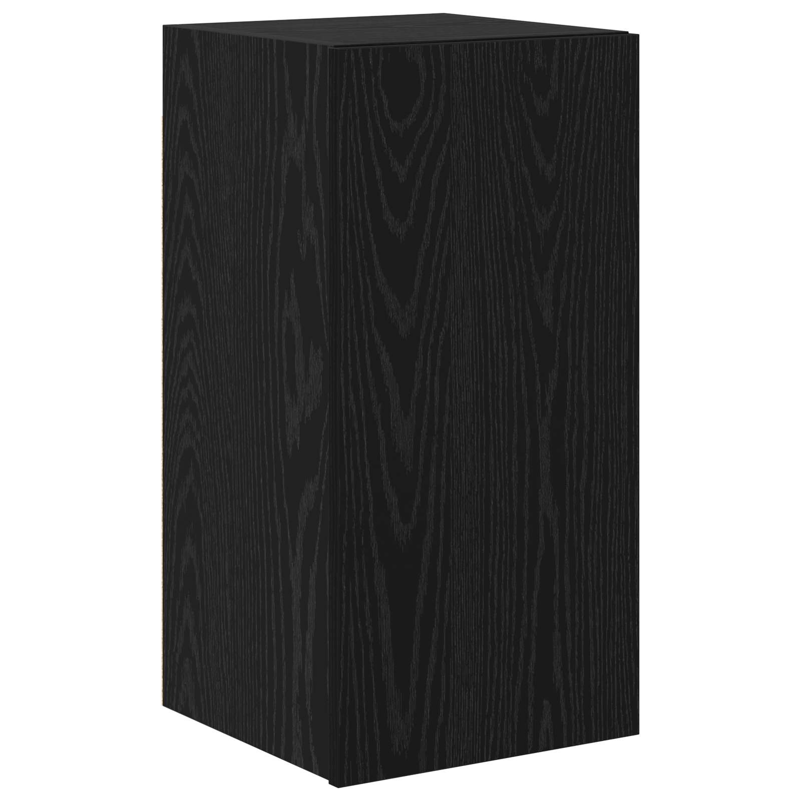 Conjunto de mueble de TV 6 pcs Roble Negro Madera de ingeniería
