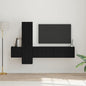 Conjunto de mueble de TV 10 pcs Madera envejecida