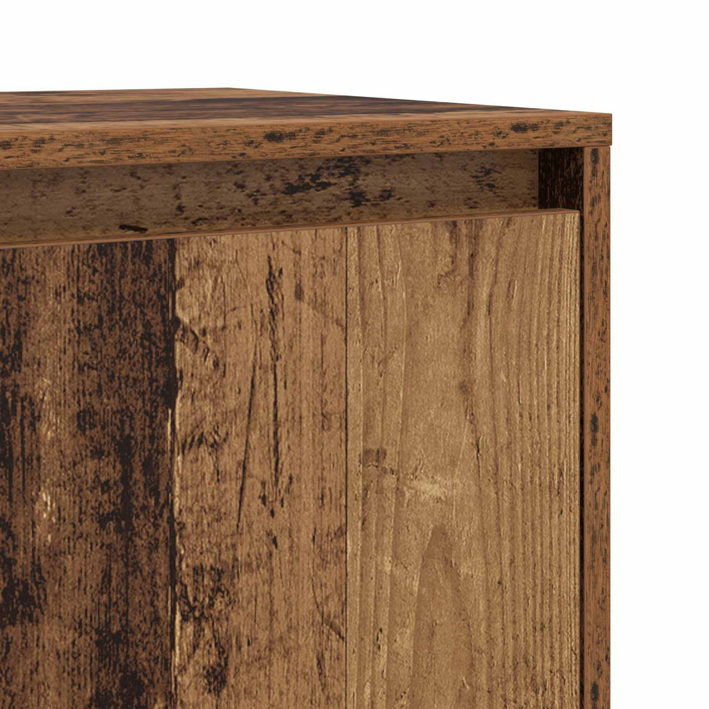 Tableros Lateral 2 pcs Madera vieja 70 x 41 x 75 cm