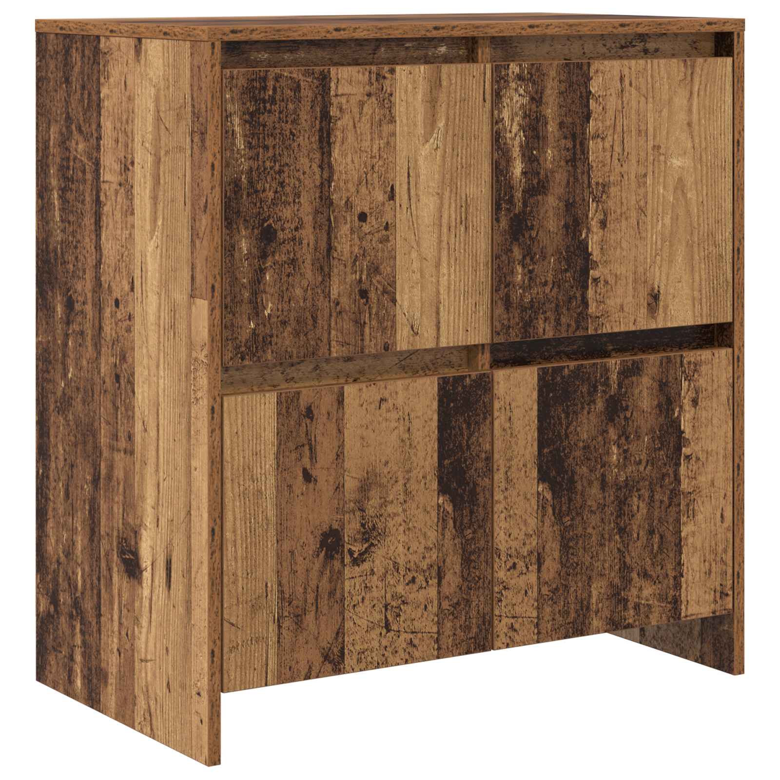 Tableros Lateral 2 pcs Madera vieja 70 x 41 x 75 cm