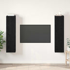 Conjunto de mueble de TV 6 pcs Roble artesanal