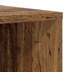 Conjunto de mueble de TV 2 pcs Madera envejecida