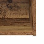 Conjunto de mueble de TV 2 pcs Madera envejecida