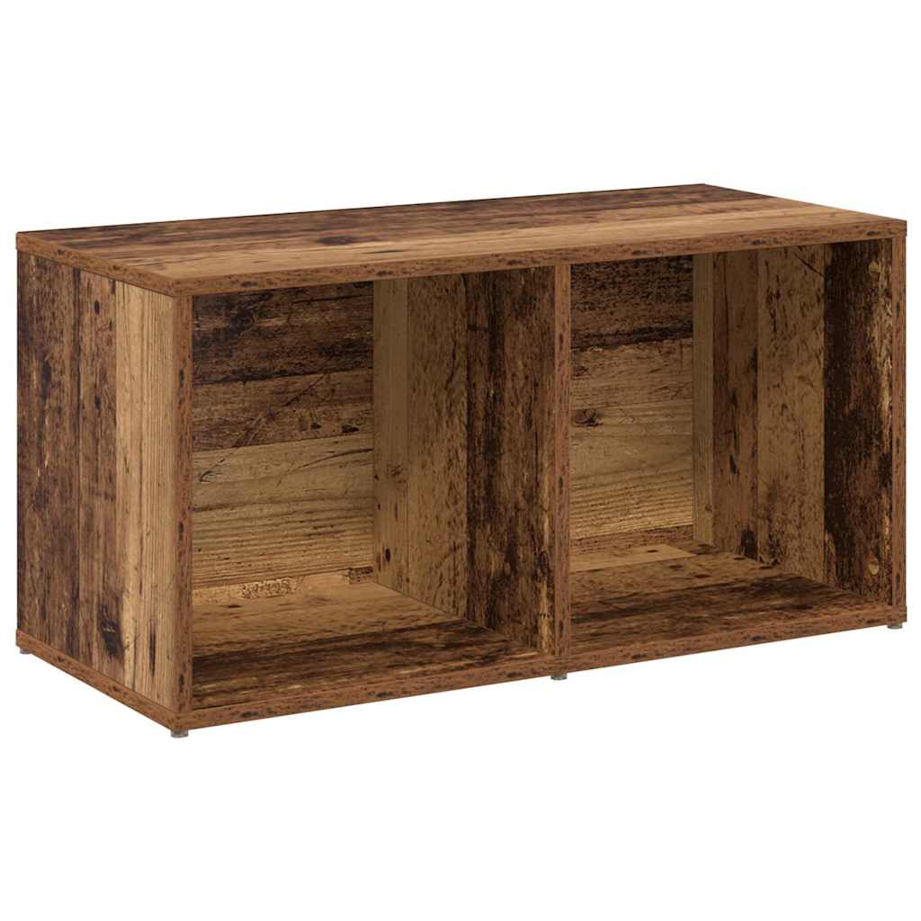 Conjunto de mueble de TV 2 pcs Madera envejecida
