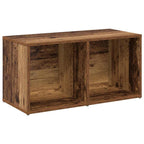 Conjunto de mueble de TV 2 pcs Madera envejecida