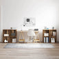 TV stand set 3 pcs Aged wood