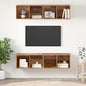 Conjunto de mueble de TV 4 pcs Madera Vieja 37 x 37 x 72 cm
