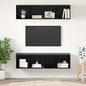 Conjunto de mueble de TV 4 pcs Madera Vieja 37 x 37 x 72 cm
